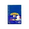 クリアーホルダー 5色入 A4 0.2mm厚 1パック10枚入 日本クリノス/EC-CR-255N