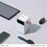 バッテリーステーション mini ホワイト IBT-A32100-W 持ち運び充電器 モバイルバッテリー ポータブル電源 非常用電源 アウトドア 防災 フリーアドレス オフィス-1