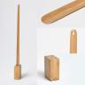 Bamboo スタンド付き 靴べら 竹材 SDGs 滑り止めクッション付き-8