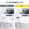 電源タップデスククランプ式回転型固定ホルダー 電源タップ固定ホルダー テーブルタップホルダー 支柱取り付け 脚固定 360度回転 TAP-CLAMP2-7