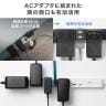 スリムタップ(AC6個口・A1+C1・PD33W) 電源タップ テーブルタップ 延長コード 縦横自在 車輪差し コード長さ1.5m 絶縁キャップ スイングプラグ TAP-SLIM6UC-15-8