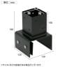 ラティス・フェンス支柱固定金具ブロック用100mm 10個入り S-BB7210-10P DIY 設置 取付金具 庭 柵 ブロック 園芸 ガーデニング-5