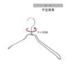 スチール製ハンガー 50本セット 衣料品用ハンガー 洋服用ハンガー 平型肩厚 幅380mm シンプル 洋服掛け ディスプレイ 業務用 新生活 クローゼット収納 クローム-1