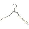 スチール製ハンガー 1本 衣料品用ハンガー 洋服用ハンガー 湾曲 幅420mm シンプル 洋服掛け ディスプレイ 業務用 新生活 クローゼット収納-19