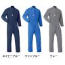 AUTO-BI つなぎ服3750 4L 作業着 自動車整備 機械整備 抗菌加工 防臭加工-1