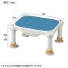 ウェルファン 軽量浴槽台 あしぴたシリーズ ミニサイズ 滑り止めタイプ 高齢者 介護用品 福祉用具 風呂 入浴 浴室 ステップ台-2