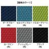 [法人様限定]OA-3100 オフィスチェア カジュアルチェア ブラックシェル サークル肘 布張り ビニールレザー 座面昇降 背ロッキング キャスター脚 防汚性 OA-3115B-1