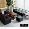 【法人様限定】スターブ ソファーベッド 3人掛け レザー張り 木製肘 幅2020×奥行750×高さ720mm RE-1713 仮眠用ベッド ソファ 応接 役員 オフィスチェア-3