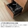 サイドチェスト アルク サイドテーブル ミニ チェスト 引き出し 収納棚 ナイトテーブル 花台 北欧 ナチュラル シンプル おしゃれ 幅390×奥行390×高さ549mm-3