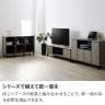 テレビ台 脚付き 木製 収納家具 TVボード AV収納 ローボード 可動棚 電源タップ収納 お掃除ロボット可 ブラック脚 幅1370×奥行390×高さ412mm  モデルルーム 住宅展示場-11
