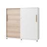 Work Plus 引違い収納庫 3段 FW CABINET 3 TIER幅1200×奥行D400×高さ1180mm-19