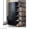 Work Plus JUNGLE-GYM SHELF HIGHCABINET ジャングルジムシェルフキャビネットHIGH キャビネット シェルフ 書棚 収納 幅800×奥行400×高さ2025mm-3