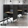 Work Plus×オフィスコム KOMORICA PANEL DESK パネルデスク 集中ブース 個室ブース 机付き モニターアーム取り付け可能 休憩 幅1000×奥行700×高さ1400mm-2