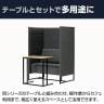 Work Plus×オフィスコム KOMORICA PANEL SOFA パネルソファ 集中ブース 個室ブース パネルブース 1人用 幅1000×奥行700×高さ1400mm-11