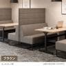 Work Plus×オフィスコム KOMORICA PANEL BENCH パネルベンチ パネルソファ ブースソファ ラウンジソファ 2人用 幅1400×奥行640×高さ1400mm-3