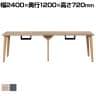 Work Plus HOUGAN DESK ホウガンデスク 2連 4人用 ミーティングテーブル 会議用テーブル 作業台 机 配線BOX 木目脚 クランプ取り付け可能 幅2400×奥行1200×高さ720mm