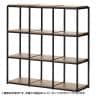 Work Plus×オフィスコム JUNGLE-GYM SHELF BOARD SET ジャングルジムシェルフセット ロッカーBOX付き 3列3段 シェルフ 棚 収納 幅1220×奥行400×高さ1235mm-19