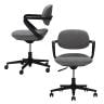 Work Plus ARISTA CASTER CHAIR アリスタキャスターチェア オフィスチェア 事務椅子 キャスター付き 高さ調節可能 肘付き 布張り 在宅ワーク テレワーク-7