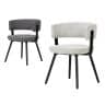 Work Plus LANDOL CHAIR ダイニングチェア ミーティングチェア オフィスチェア デスクチェア おしゃれ 布張り 幅570×奥行550×高さ715mm WorkPlus