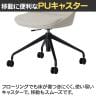 Work Plus UNI CASTER CHAIR ミーティングチェア ラウンジチェア オフィスチェア デスクチェア キャスター付き 昇降 幅680×奥行680×高さ840～890mm WorkPlus-11