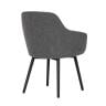 Work Plus HUGGLE ARM CHAIR ミーティングチェア ラウンジチェア オフィスチェア デスクチェア ダイニングチェア 在宅 幅630×奥行630×高さ840mm WorkPlus-4