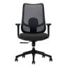 Work Plus SPIRO CHAIR オフィスチェア 事務椅子 ミーティングチェア メッシュ キャスター付き 背ロッキング ランバーサポート 肘付き WorkPlus-3