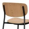 Work Plus MOKUIS COUNTER CHAIR 木製椅子 ダイニングチェア カウンターチェア ハイチェア ミーティングチェア 会議用椅子 背もたれ付き カフェ 飲食店 WorkPlus-5