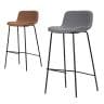 アスプルンド CREETO BAR STOOL ダイニングチェア カウンターチェア ハイチェア ミーティングチェア 会議用椅子 背もたれ付き 布張り カフェ 飲食店 WorkPlus