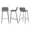 Work Plus CREETO BAR STOOL ダイニングチェア カウンターチェア ハイチェア ミーティングチェア 会議用椅子 背もたれ付き 布張り カフェ 飲食店 WorkPlus-3