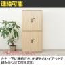 木製収納ロッカー ワイド 組立式 収納ボックス ダイヤルロック+マスターキー SB1200 幅800×奥行400×高さ800mm-15