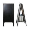 Asmix アスカ 転倒防止 スタンドボード ポスタースタンド 両面 Lサイズ 折りたたみ可能 チョーク・マーカー・マグネット対応 幅520×奥行475×高さ1100mm BB041 ウェルカムボード 案内板スタンド インフォメーションスタンド-2