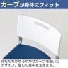 【4脚セット】ミーティングチェア 会議用椅子 会議用チェア アグレアチェア キャスター付き 取っ手付き スタッキング可能  レザー 幅455×奥行470×高さ740mm-15