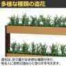 ベルク フェイクグリーン グリーンスタンド スリム2段タイプ BOXプランター デザインパーテーション 間仕切り 人工 造花 GR2268 幅900×奥行300×高さ950mm-6