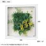 ベルク ウォールグリーン アートグリーン フェイクグリーン 壁掛け 立体グリーン 人工 造花 GR3711 幅400×奥行67×高さ400mm-4