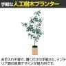 ベルク ボックスプランター 樹木プランター ユーカリ 人工 造花 GR5090 高さ1500mm-3