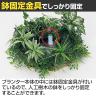 ベルク 土台パネル 450丸型 フィカスベンジャミン 国産 プランター テーブル樹木 人工観葉植物 フェイクグリーン GR5137 直径1000×高さ1800mm オフィス 休憩室-9