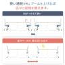 【在庫放出プライス】オフィスチェア DPチェア アームアップ ランバーサポート ロッキング メッシュチェア デスクチェア 肘付き 肘 跳ね上げ 背座一体ロッキング 事務椅子 ライトグレー×ブルー-5