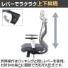 【在庫放出プライス】オフィスチェア YS-1 肘付き 可動肘 ヘッドレスト付き ホワイトフレーム メッシュチェア パソコンチェア ランバーサポート 人間工学 椅子 グレー(メッシュ)-10