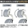 【在庫放出プライス】オフィスチェア YS-1 肘付き 可動肘 ヘッドレスト付き ホワイトフレーム メッシュチェア パソコンチェア ランバーサポート 人間工学 椅子 グレー(メッシュ)-13