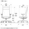 タスクチェア Task Chair 事務用チェア 可動肘 オフィスチェア デスクチェア オートバランスロッキング AC-P200F-12