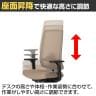 Dauphin (ドーファン) 肘付き 背メッシュ オフィスチェア デスクチェア オートバランスロッキング ランバーサポート付 高機能 ID-7056-11
