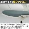 カジュアルタスクチェア ホワイトボディ ウレタン中空キャスター 固定肘 事務用チェア 背ベンディング ミーティングチェア オフィスチェア デスクチェア KW-R125W-10