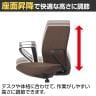 コッテチェア cotte 固定肘 オフィスチェア デスクチェア 在宅ワークオートバランスロッキング LC-100-7