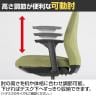 コッテチェア cotte 可動肘 オフィスチェア デスクチェア 在宅ワーク オートバランスロッキング LC-100-6