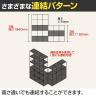 【追加/増設用】DORIX FTF システムシェルフ 3段増連セット 収納 オープンシェルフ 幅380×奥行400×高さ1180mm-4