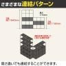 DORIX FTF システムシェルフ 3段(BP1)5列 収納 オープンシェルフ 幅1920×奥行400×高さ1180mm-4