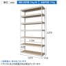 メタル&ウッドラック ハイタイプ シェルフ7段 耐荷重210kg 収納 スチールラック オープンラック リバーシブル棚 MK-2227 幅1210×奥行410×高さ2270mm-13