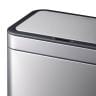 EKO ゴミ箱 50L ダストボックス メリディアンセンサービン センサー感知 自動開閉 ハンズフリー操作 静音 スチール製 EK9568-1