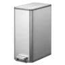 EKO ゴミ箱 45L ダストボックス 両開き 縦型 省スペース設計 ソフトクローズ機構 エックスウイングステップビン 衛生的 インナーボックス付き EK9877MMT-19