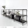 エレクター(ERECTA) フラットシェルフ 棚板・フレーム1枚 スチールラック ワイヤーシェルフ 収納棚 幅1200×奥行450mm B1848F オフィス 病院 倉庫-10